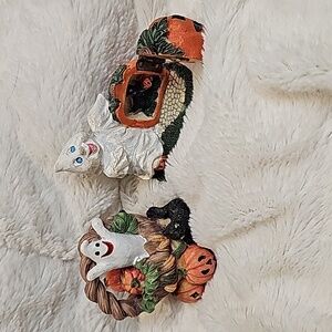 Vintage Halloween Ghost Figurines